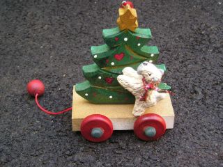 Soft Coated Wheaten Terrier Christmas Tree Cart Ornament