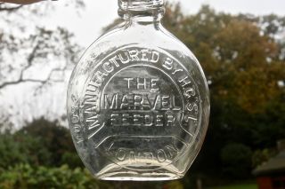 Vintage C1900s The Marvel Baby Feeder Manufactured H G S L London Murder Bottle