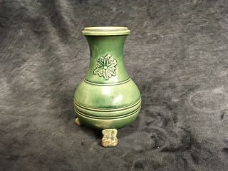 Antique Chinese Celadon Tripod Vase Circa 1900