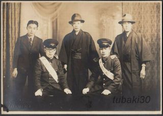 C38 Imperial Japanese Army Photo Going To The Front Two Soldiers