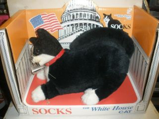 Socks The White House Cat 1993 Street Kids 10 " Plush Stuffed Animal Toy