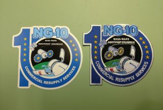 Northrop Grumman Ng - 10 Crs Mission Patch & Decal Set