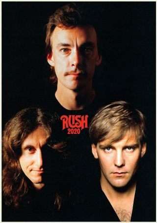2020 Wall Calendar [12pg A4] Rush Rock Vintage Music Photo Posters M3 - 1534