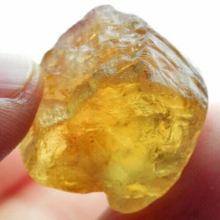 Vvs 52ct Yellow Tourmaline Crystal Facet Rough Specimen 100 Natural Ubxv352