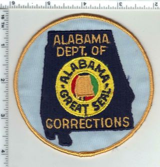 Department Of Corrections (alabama) 1st Issue 1st Run Shoulder Patch