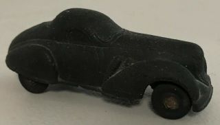Vintage Sun Rubber Co.  Hard Rubber Toy Car - Made In Usa