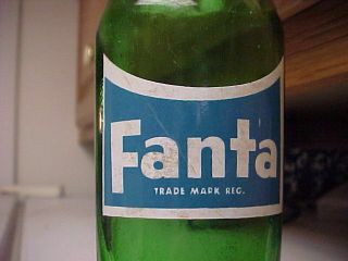 FANTA - ACL Soda Bottle - GREEN COLOR - Coca Cola LTD - Quebec Canada ? 2