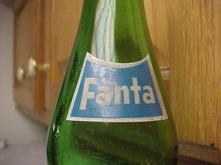 FANTA - ACL Soda Bottle - GREEN COLOR - Coca Cola LTD - Quebec Canada ? 3