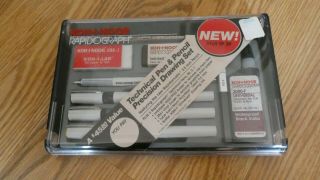 Vintage Koh - I - Noor Rapidograph Technical Pen Mechanical Pencil Drawing Set Case