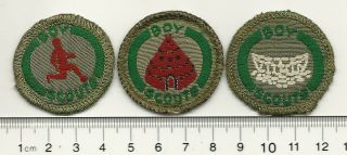 Boy Scouts Of Canada Old Proficiency Badges