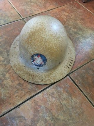 Vintage Wwii Us Government Property Ocd Office Of Civil Defense Helmet