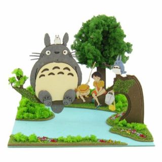 Sankei Studio Ghibli Mini My Neighbor Totoro Satsuki And Mei Paper Craft Mp07 - 05