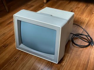 Ibm Personal System/2 Color Display Vintage Pc Computer Crt Monitor 8512