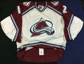 Vintage Colorado Avalanche Chris Simon 12 Hockey - Nhl Starter Jersey Size54