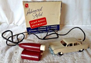 Vintage Amt Electric Remote Control 1955 Ford Convertable - Promo Car
