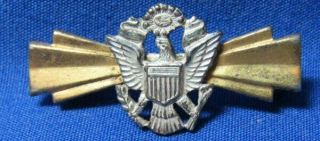 Wwii Sterling Army Officer Home Front Sweetheart Pin Unique