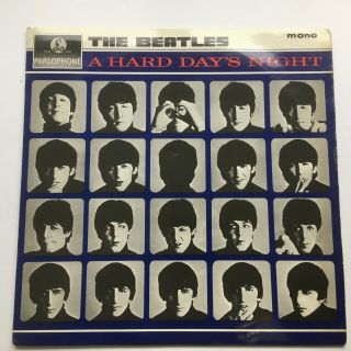 Beatles Uk 1st Press Mono " Hard Day 