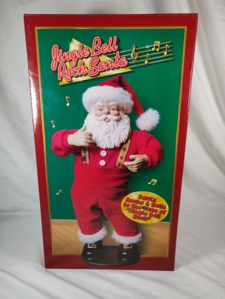1998 Jingle Bell Rock Santa Edition 1 Animated Dancing Santa