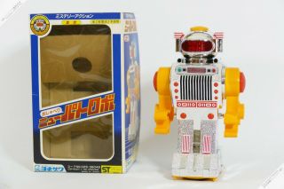 Yonezawa Horikawa Masudaya Laughing Robot Tin Plastic Vintage Space Toy Japan