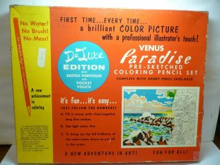 Vintage Venus Paradise Coloring Kit