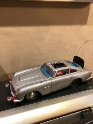 Vintage 1960s Gilbert James Bond 007 Aston Martin Battery Operated Toy Car Parts