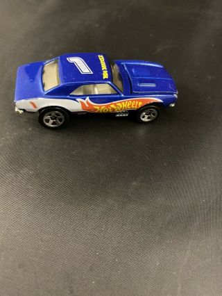 Vintage 1982 Mattel Hot Wheels 1967 Chevrolet Chevy Camaro Blue Sports Car 1