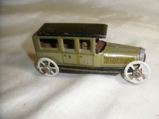 Tin Germany Penny Toy Car & Driver Gf George Fischer
