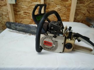 Stihl 026 Chainsaw Very With Bar And Chain Husqvarna Jonsered Vintage