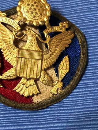 Vtg WWll Army Military E Pluribus Unum Eagle Crest Emblem Cap Hat Pin Badges 3