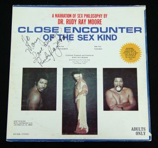 Rudy Ray Moore - Close Encounter of the Sex Kind LP Signed Autographed Dolemite 2