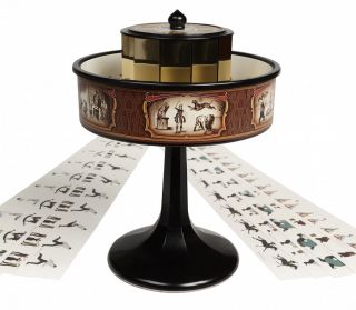 Praxinoscope Animation Vintage Optical Illusion Toy | Zoetrope Similar | Black