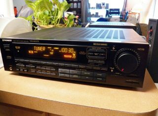 Vintage Pioneer Vsx 4500s Av Stereo Radio Receiver Phono Remote Made Japan