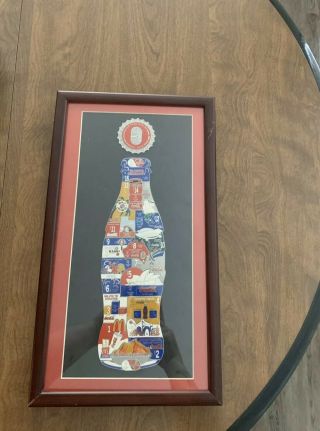 2000 Sydney Olympic Coca Cola Pin Of The Day Pin Set Complete Framed