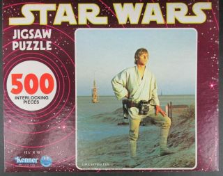 Vintage 1977 Star Wars 500 Piece Jigsaw Puzzle Sealed/unopened Kenner