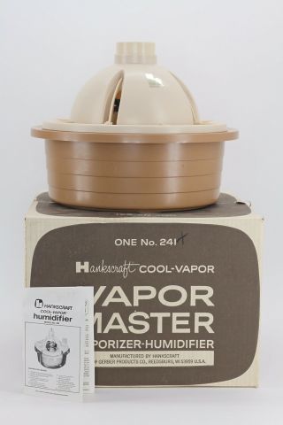 Vintage Hankscraft Gerber Cool Vapor Mist Vaporizer Humidifier Model 241 Usa