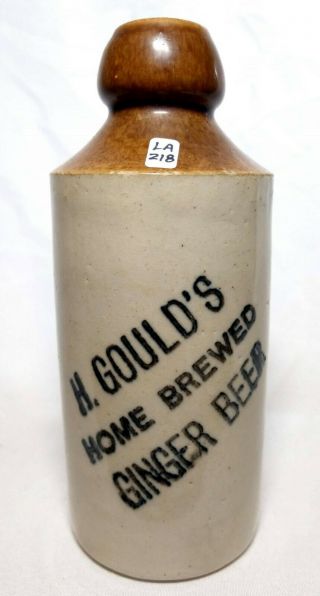 Victorian Era Stoneware Ginger Beer - Gould 