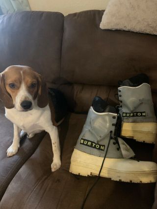 Vintage Burton Snowboard Boots (size 12) Dog Not