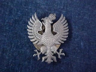Polish - Poland Cap Badge Eagle With Metal Disc