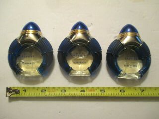 (3) Vintage - Jaipur Saphir Boucheron Paris Parfum 15ml,  0.  5 Fl Oz