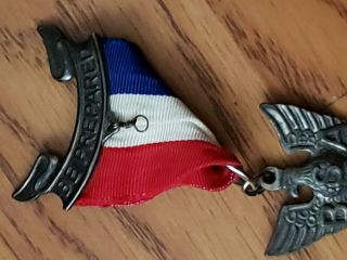 Boy Scouts Be Prepared Eagle Medal & Ribbon Pin 3