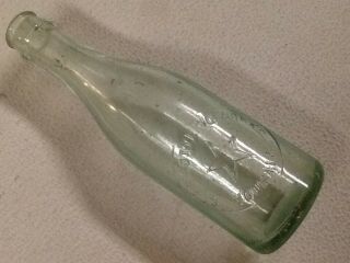 Vintage Bottle Antique Old Houma Louisiana Star Straight Sided Soda