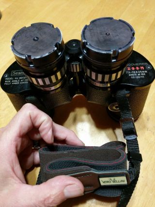 Vintage Sears Discoverer Zoom Binocular Model 6202 - A 7 - 15x 35mm: Cleaned,