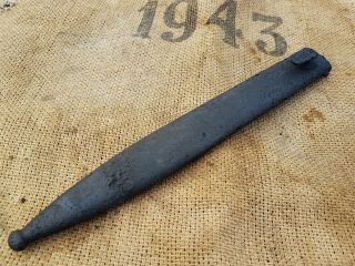 Ww2 German Mauser K98 Bayo Scabbard Ss - Nordland Relic From Kurland