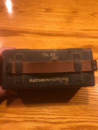 WW2 German military Th 40 Astroeinrichtung Carl Zeiss Theodolite Box WWII COMBAT 2