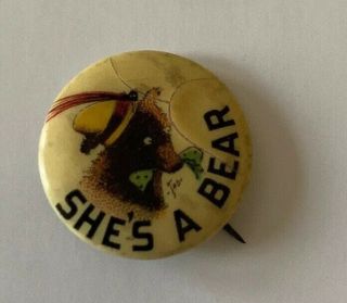 Woman Suffrage Pinback Votes For Women Suffragette Pin Button