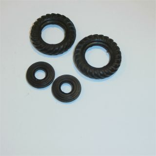 Corgi Toys 50 Series Tractor Tires Set Of 4 2 Front 2 Rear Tyres Pack 102