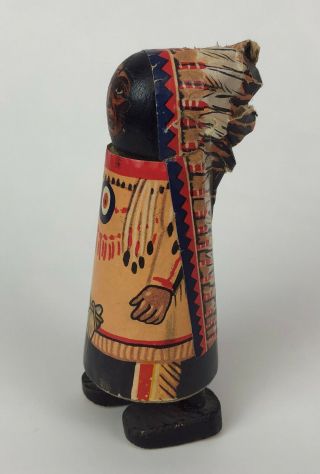 Vintage Wilson Walkie Ramp Walker Toy Indian Chief 1940s