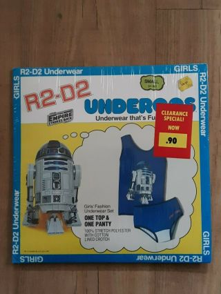 Star Wars Empire Strikes Back R2 - D2 Underoos Girls Small 4 - 6x Vintage 1979 Misp