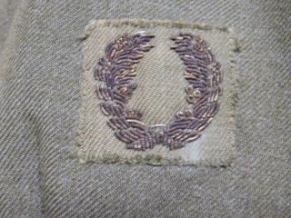 Orig WW2 wool jacket,  pants and garrison cap.  Distinguished unit badge. 2