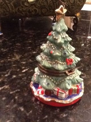 Hinged Classic Collectibles Christmas Tree 1996.  4”